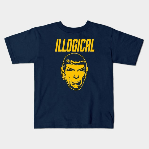 STAR TREK - Illogical 2.0 Kids T-Shirt by ROBZILLA